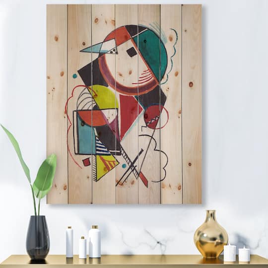 Designart - Colored Geometric Abstract Compositions II